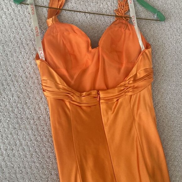 Orange Prom Dress homecoming - Picture 8 of 15